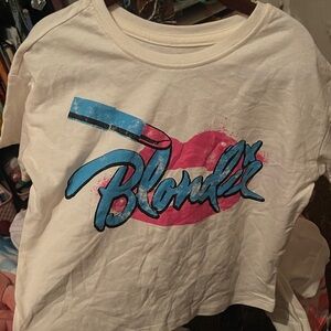 Toddler girls “blondie “ lipstick tshirt